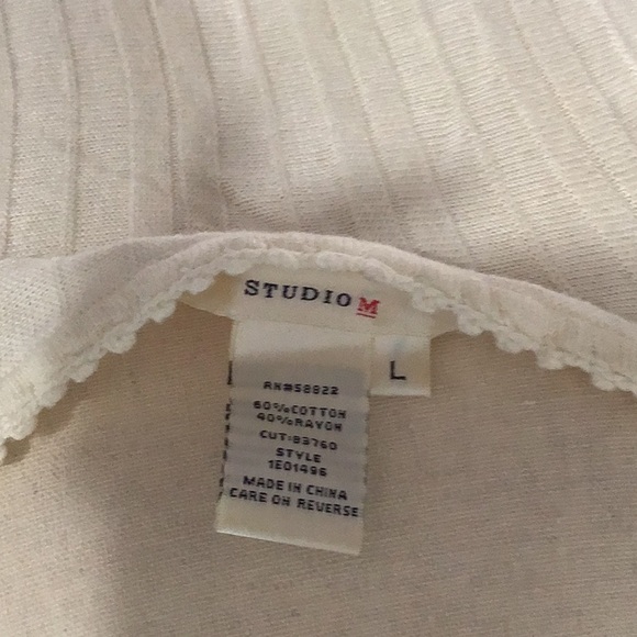 STUDIO M WHITE/CREAM SUMMER DRESS - Picture 4 of 4